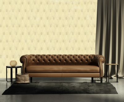 mr85606 new 5m embossed metallic damask feature flocked non-woven wallpaper roll bedroom [wallpaper-9265]