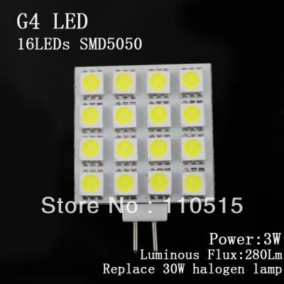 new 100pcs/lot whole g4 3w 280lumen 15 smd 5050 led round ac light pure white warm white bulb lamp ac 12v [g4-g9-led-light-amp-car-light-3447]