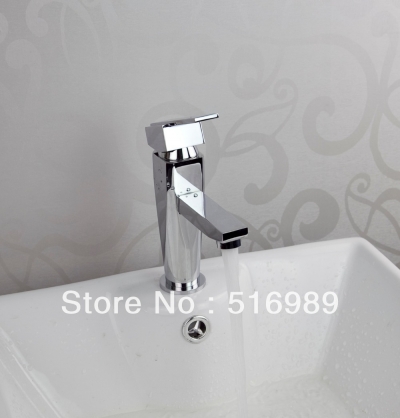 single handle /cold water bathroom basin & kitchen sink chrome mix tap faucet ys-8256k