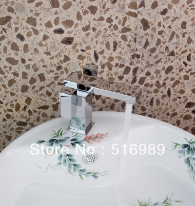 tall new bathroom basin sink chrome brass mixer tap faucet yf-287