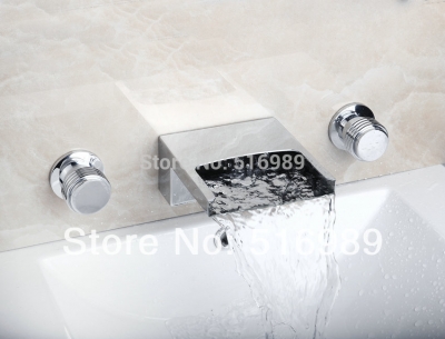 unique design good quality 3 pcs chrome bathtub faucet set with two handles 14e [3-pcs-bathtub-faucet-set-620]
