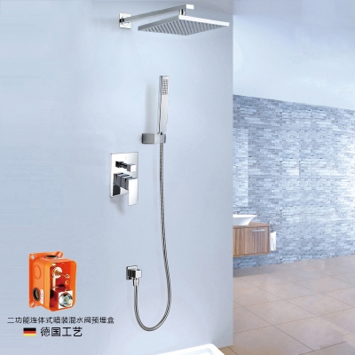 water save shower faucet bahtroom cold mixing valve bath mixer rainfall & hand shower set water tap torneira chuveirio ducha [bath-amp-shower-faucets-1419]
