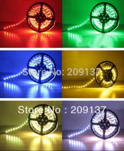 waterproof smd 5050 green/yellow/blue/warm white/ red/rgb led light strip 300 leds per 5 meters