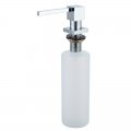 whole promotion square style chrome solid brass kitchen sink soap dispenser