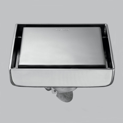 304 stainless steel 12cm x 12cm square bath floor drain flower shower drain dr018 [bathroom-accessory-1452]