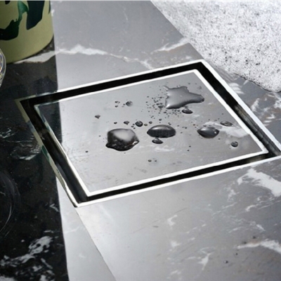 4" invisible floor drain odor pest top 304 grade stainless steel floor drain floor drain dr007-1
