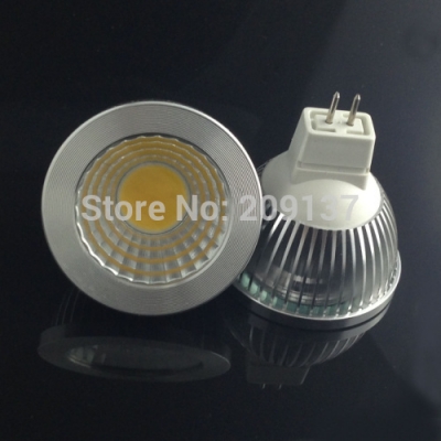 50pcs/lot 7w mr16 cob led spot light spotlight bulb lamp high power lamp ac/dc12v 2 years