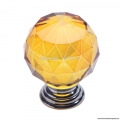 beautiful sphere crystal single-arch modern furniture handles knobs yellow color a#v9 68298.04