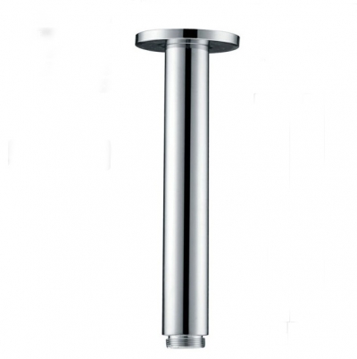 ceiling mounted chrome polished shower arm in cylinder shape sa004
