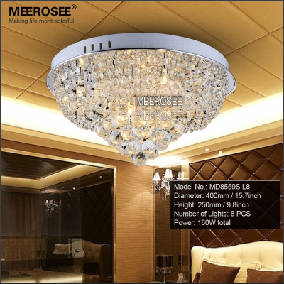 diameter 400mm crystal ceiling light fixture/ lamp lustres crystal light fitting for foyer / hallyway /bedroom md8559