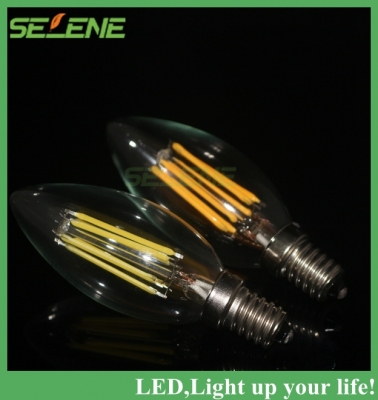 e14 110v 220v ac led filament candle bulbs 360 degree corn bulb new design led lamp 2w 4w 6w led bulb light lamp