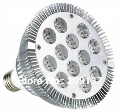 e27 par38 par30 12x2w 24w dimmable led spotlight light bulb lamp ac 85-265v warm white/cool white