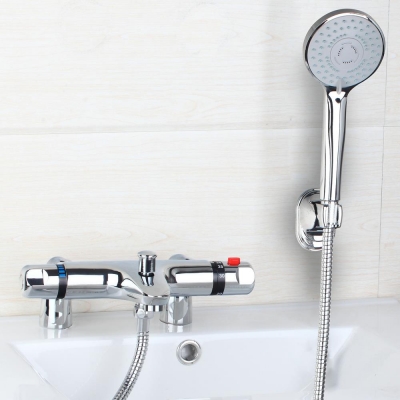 hello 97167-18/1 bath mixer banho de torneira thermostatic deck mount bathtub faucet with hand shower faucets mixers shower