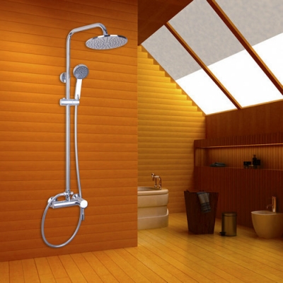 hello newest bathroom chrome wall mounted handheld bath bathtub 1.5m hose shower set torneira 53203/1 sink tap mixer faucet [shower-faucet-set-8426]