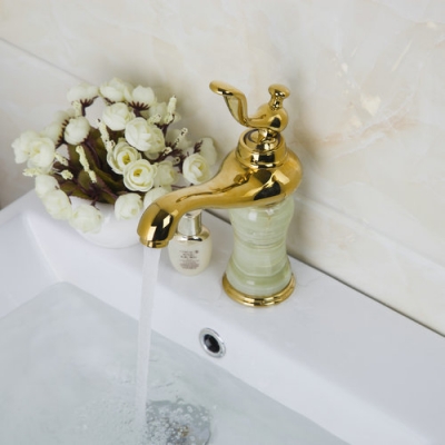 hello single hole bathroom rose golden ceramic 92604 single handle deck mounted wash basin sink tap mixer faucet [bathroom-mixer-faucet-1783]