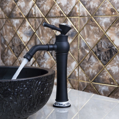 tall /cold kitchen torneira diamond single handle swivel oil rubbed bronze 97106 wash basin sink lavatory tap mixer faucet