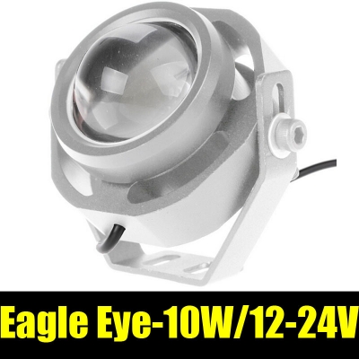 ultra bright 12-24v drl eagle eye light 10w waterproof ip67 car fog lamp daytime running tail light backup lamp#zm00984