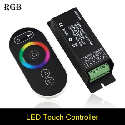 12-24v 18a rgb rf led touch remote controller magic dreamcolor dimmer controller for 5050 3528 3014 led strip ribbon tape [led-strip-accessorries-6257]