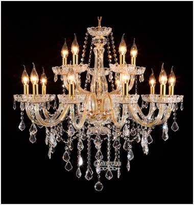 15 lights new arrival gorgeous royal crystal light modern pendant lamp chandeliers of living md8821