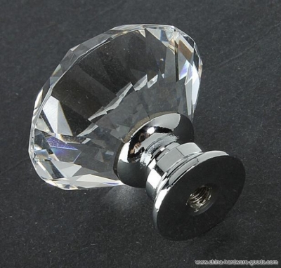 1pc 30mm diamond crystal glass door knobs drawer cabinet kitchen pull handles [Door knobs|pulls-312]