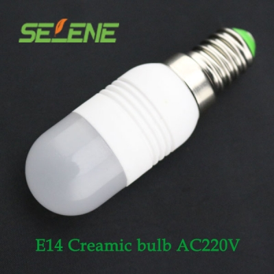 2pcs high high power 3w e14 led 220v creamic lamp warm white corn lamp bulb spoting light corn lamp [e14-lamp-3186]