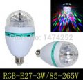 3w rgb led mini party light dance party lamp holiday lights auto rotating new e27 colorfull bulb christmas lighting zm00309