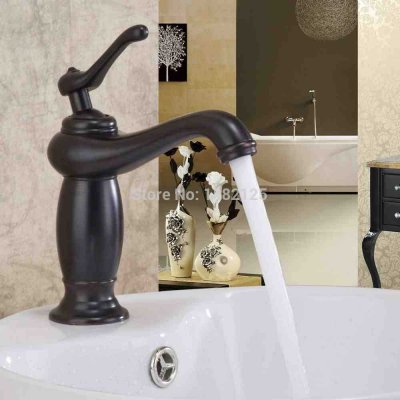 antique orb single handle lavatory faucet [basin-faucet-9]