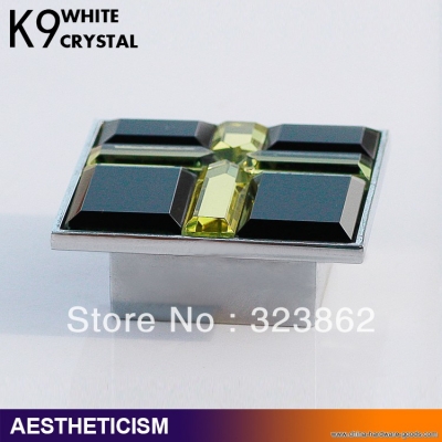 crystal glass cabinet knob drawer pull handle kitchen door wardrobe hardwarefor for furniture [Door knobs|pulls-2079]