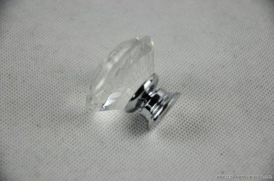 new 8x40mm diamond crystal glass door knobs drawer cabinet furniture kitchen [Door knobs|pulls-584]