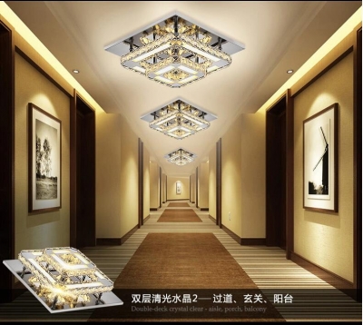 ! new arrivals modern crystal led ceiling lights 24w for aisle/hallway/bedroom/kitchen/foyer/dining room; led lamps