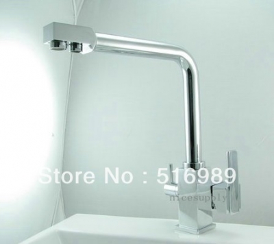 new faucet chrome revolve kitchen sink faucet b483 [kitchen-mixer-bar-4382]