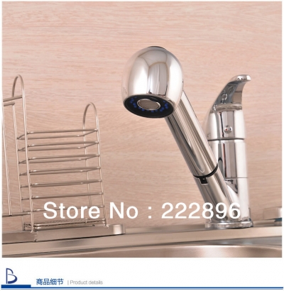 pull out sink kitchen faucet deck mounted chrome brass kitchen tap and cold mixer for kitchen