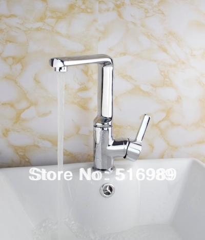 single handle kitchen mixer tap kitchen sink faucet swivel spout chrome tree756