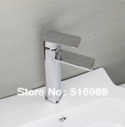 tall soild brass new chrome finished water column bathroom sink& basin faucet mak217 [bathroom-mixer-faucet-2000]