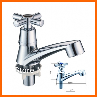 torneiras chrome bathroom faucet bathroom water tap for bathroom bibcock tap torneira de benheiro [deck-mounted-basin-faucets-2975]