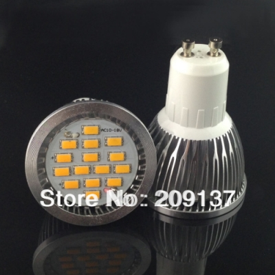 warm white spotlight 110v- 240v 7w e27 gu10 led bulb 15 smd5630 led lamp light