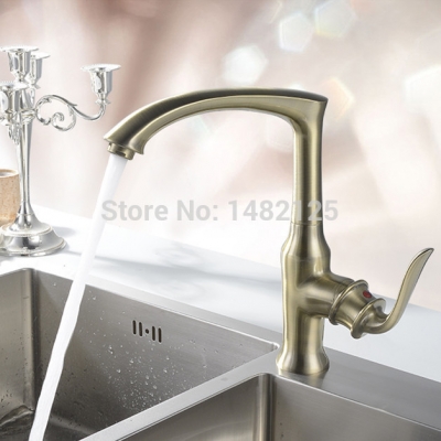 water saver filter inoxs para torneira robinet brass blancs single hole vintage sink mixer heritage tap bronze kitchen faucet [kitchen-faucet-4164]