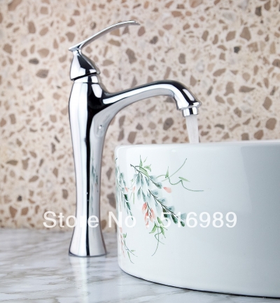 waterfall faucets chrome spout faucet basin taps bathroom mixers tap n13 [bathroom-mixer-faucet-1807]