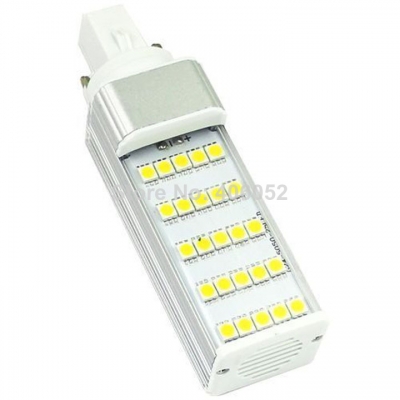 10pcs/lot aluminum led corn light 5w 5050smd 25leds e27 g24 led lamp bulb lighting 220v 110v 240v