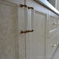 128mm kichen cabinet handle white ceramic cupboard pull bronze zinc alloy drawer dresser wardrobe furniture handles pulls knobs