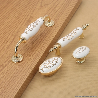 150mm 2pcs ceramic decorative drawer kitchen cabinet wardrobe furniture handles pulls hardware fittings whole [Door knobs|pulls-784]