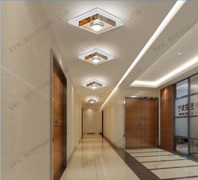 3 watt led ceiling light fixture crystal glass ceiling lamp for hallway corridor aisle led lighting square fast [led-ceiling-light-4807]