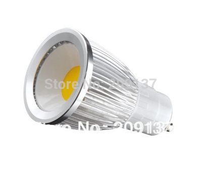 7w cob gu10 e27 led bulb light, 7w cob led lamp, 30pcs/lot ,warm white, cool white