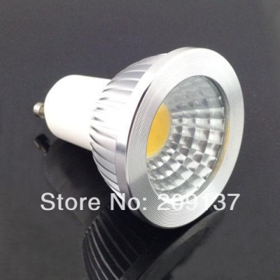 85-265v dimmable e27 gu10 cob 7w led lamp light led spotlight white/warm white led lighting
