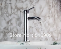 camerist chrome single handle centerset low arc spout bathroom basin faucet tree166