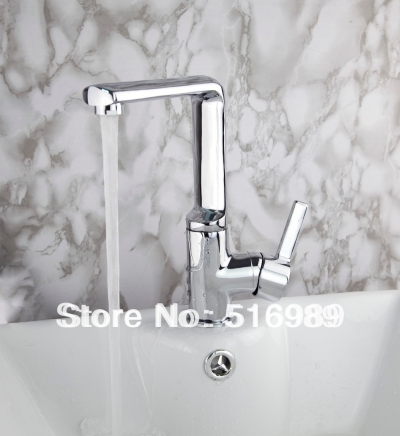 deck mount swivel 360 contemporary single hole one handle kitchen faucet basin mixer tap tree758