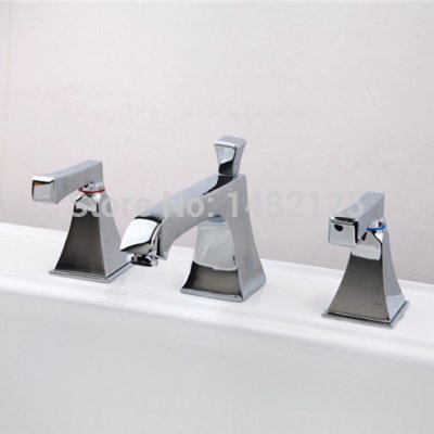 dual handles 8 inch widespread basin faucet torneira [basin-faucet-46]