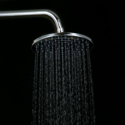 hello 8177 modern bathroom 8 inch round brass led rain shower head chrome shower [normal-shower-head-7423]