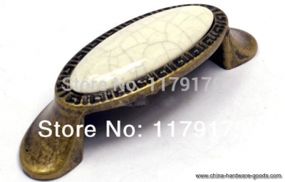 hole spacing crack ceramic with antique zinc alloy cabinet drawer dresser furniture handles puls knobsl 6741c [Door knobs|pulls-1617]