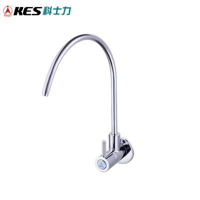 kes z200c brass beverage faucet drinking water filtration system 1/4-inch tube, polished chrome